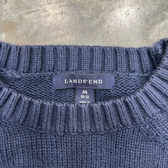 Vintage Navy Knit Sweater - Picture 2 of 3